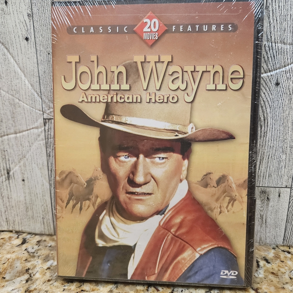 John Wayne American Hero DVD 20 Movies Classic Features